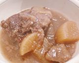 牛すじとスネ肉の赤ワイン味噌煮込み作り方10写真