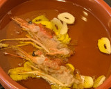 芽キャベツとエビのアヒージョ作り方4写真