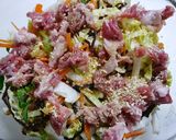 レンジで簡単！かた焼きそば☆つゆだく作り方3写真