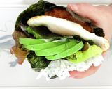 食べたらロコモコ！畳むだけ♡おにぎらず作り方6写真