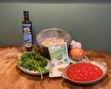 ギリシャ料理　豆とトマトのオーブン焼き作り方1写真