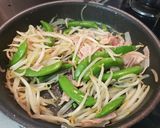シャキシャキ♪もやしとえんどうの塩炒め作り方4写真