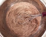 バレンタインに♡ダブルチョコ蒸しパン作り方2写真