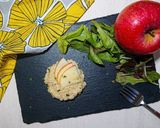 本格！りんごとゴルゴンゾーラのリゾット作り方10写真