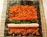 節分の日に！ピリ辛キンパ風恵方巻作り方8写真