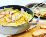 ジェノベーゼソースと白菜のスープグラタン作り方4写真