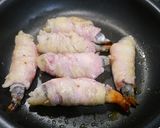 簡単!肉巻エビチリ 小麦粉不要作り方4写真