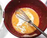 超ヘルシー！バナナと卵deパンケーキ作り方8写真