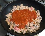 時短♪トマトソースを使ってミートグラタン作り方3写真