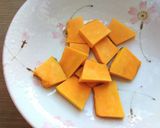 南瓜・ほうれん草のお味噌汁♪作り方1写真