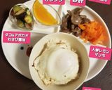 タコアボカドわさび醤油&目玉焼きごはん♡作り方9写真