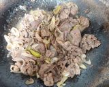 粗挽きコショウの効いた馬肉塩焼き丼作り方5写真