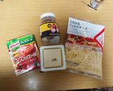 カップスープの素de豆腐グラタン風作り方1写真