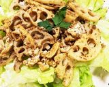 お出汁香るクリームチーズのレンコン炒め作り方5写真