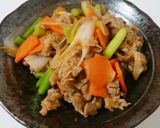 牛バラにんにく炒め作り方5写真