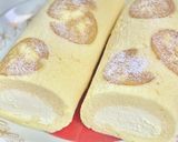 絶品生クリームの蜂蜜レモンのロールケーキ作り方7写真