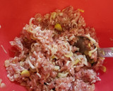 うちの定番、がっつり挽肉の中華風茶碗蒸し作り方3写真