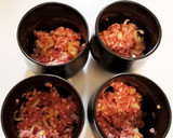 うちの定番、がっつり挽肉の中華風茶碗蒸し作り方4写真