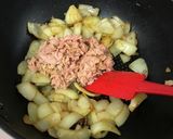 簡単！ツナとタマネギの和風ペペロンチーノ作り方6写真