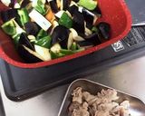 ゴマ香る☆豚肉と茄子とピーマンの味噌炒め作り方4写真