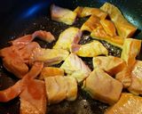 ※サーモンと小松菜＆舞茸のバター蒸し※作り方1写真