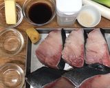 バター風味のブリの照り焼き作り方1写真