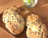 HMで簡単☆ビスケットスコーン/黒胡麻作り方18写真