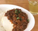 肉みそリメイク!なんちゃって麻婆豆腐丼作り方6写真