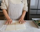 簡単♪ほうれん草とベーコンのキッシュ作り方2写真
