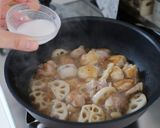 材料2つ！鶏ももと蓮根の甘酢あんかけ作り方5写真