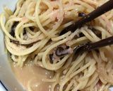 しっとりスープソースの明太子スパゲティ作り方4写真