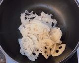 れんこんのきんぴら作り方3写真