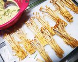 茶えのき茸ねぎ焼き作り方2写真