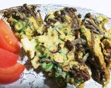 茶えのき茸ねぎ焼き作り方4写真