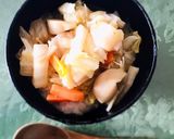 ヘルシー美味！ホタテの中華煮（八宝菜風）作り方5写真