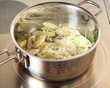 簡単美味しい【豚にんにくつけ汁うどん】作り方2写真