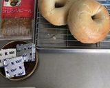オレンジピールとクリームチーズのベーグル作り方1写真