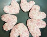 おうちバレンタイン♪ハンバーグトースト作り方2写真