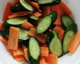 夏野菜のさっぱり浅漬け♡めんつゆで簡単作り方5写真