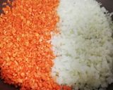 野菜たっぷりサバ缶カレー♡海苔で朝カレー作り方2写真