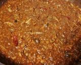 野菜たっぷりサバ缶カレー♡海苔で朝カレー作り方6写真