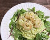 海老とベビーリーフのアボカドクリーム作り方5写真