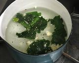 ホウレンソウと卵の中華スープ作り方1写真