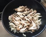 時短簡単☆ルッコラと味噌漬け豚の蒸し炒め作り方4写真