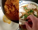 ゆで鶏と2種ネギで辛ラーメンアレンジ♪作り方5写真