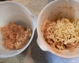 チーズイン！チキンメンチカツ！作り方3写真