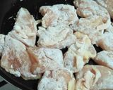 むね肉・長いもの山椒照り焼き！大人な味♪作り方4写真