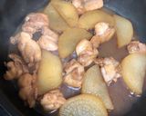 鶏大根　味しみ美味　フライパンで7分作り方6写真