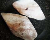めかじきのニンニク醤油ソース作り方1写真