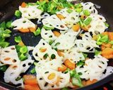 豚ばらマヨカレチャップ炒め。作り方2写真